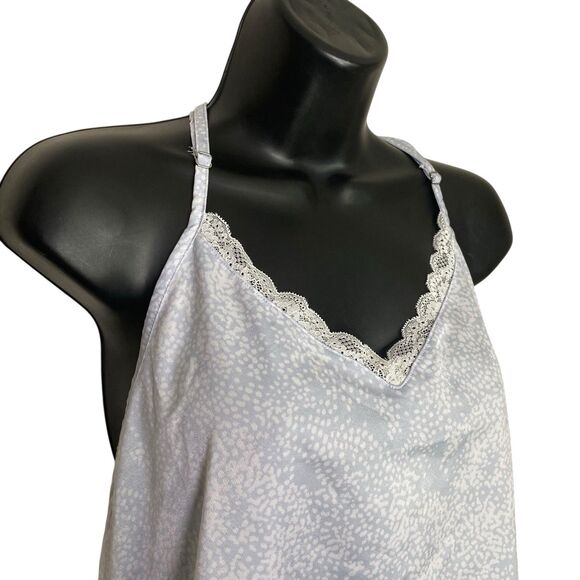Splendid Tank Top Cami Womens Large Blue Lace Spaghetti Strap Y2K Layer Feminine - Picture 5 of 9